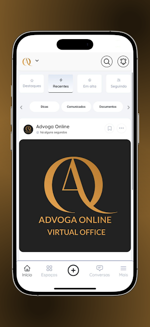 Advoga online Screenshot 1