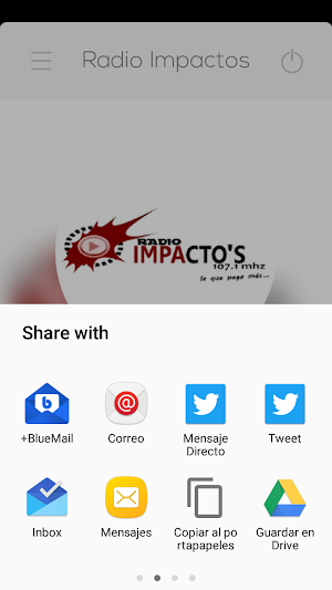 Radio Impactos 107.1 Screenshot 1