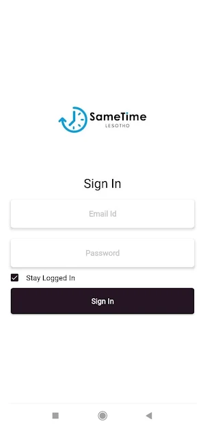 SameTime Merchant App Screenshot 1