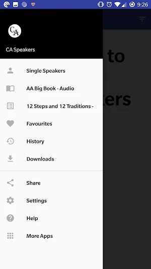 CA Speakers Screenshot 1