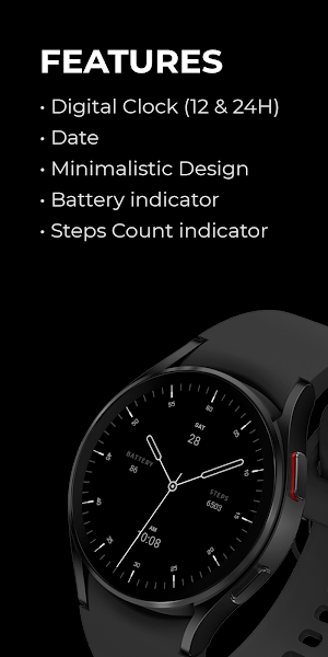 Regarder Minimal 2 Watch Face Screenshot 2