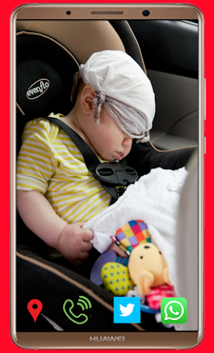 Cute Sleep Baby Wallpaper Screenshot 2