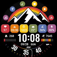 Gorgeous Rainbow ZKin Watch