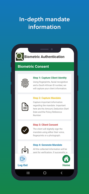 Biometric Authentication QBIO Screenshot 1