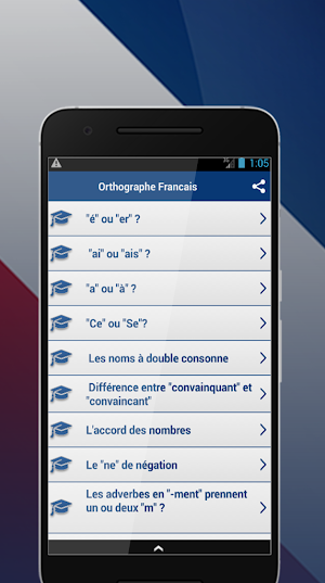 Orthographe Francais : Faute Et Correction Screenshot 1