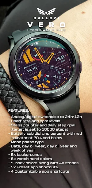 BALLOZI Vero Watch Face Screenshot 1