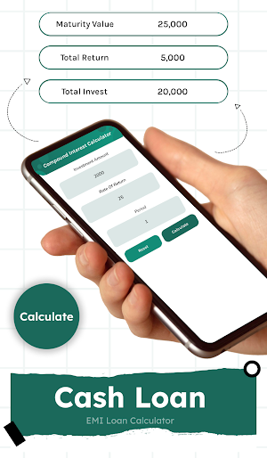 CashLoan : EMI Loan Calculator Screenshot 1