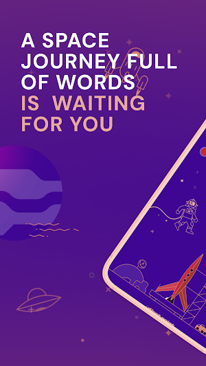 Cosmo Words: Crossword Puzzle Screenshot 1
