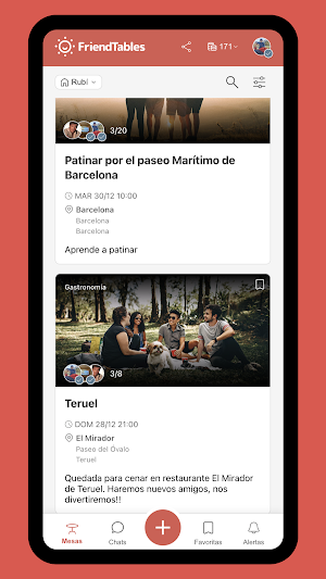 FriendTables Screenshot 0