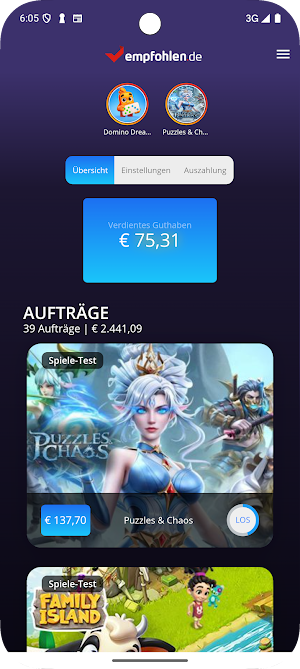 empfohlen.de Screenshot 1