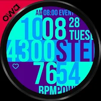 Big Pixel Watch Face 018
