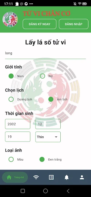 Tử Vi Chân Cơ Screenshot 0