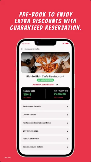 Fynito Restaurant Partner Screenshot 2