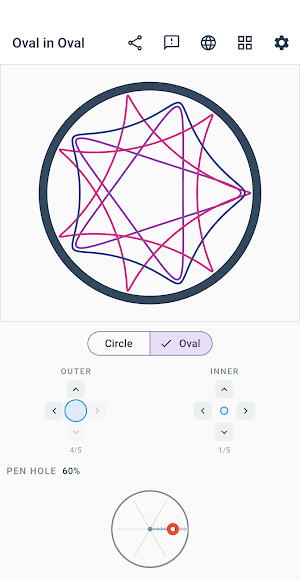 SpiroCanvas Spirograph Mandala Screenshot 0