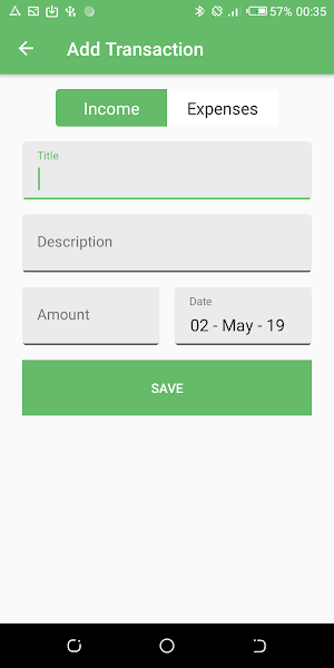 Expense Tracker Screenshot 1