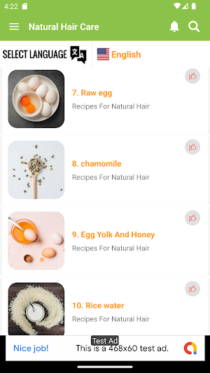 Natural hair care Screenshot 2