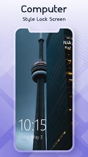 Computer Style Lock Screen 2021 Screenshot 0