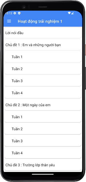 Hoạt động trải nghiệm Lớp1 Screenshot 3