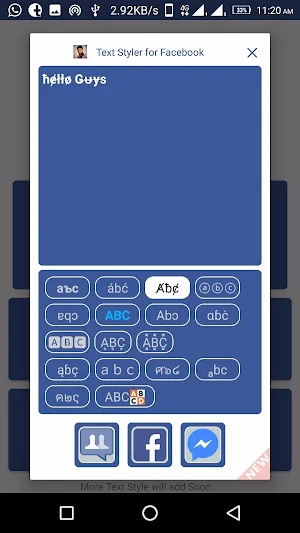 Text Styler for Facebook Screenshot 0