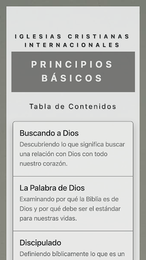 Principios Básicos Screenshot 1