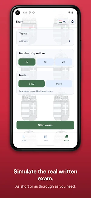 Hungarian Cultural Exam Prep Screenshot 3