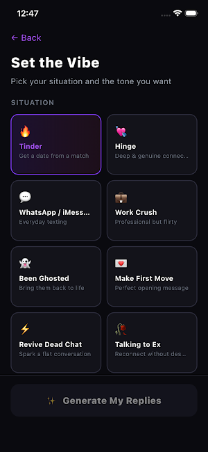 Rizz Coach - AI Chat Reply Screenshot 2
