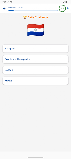 FlagMaster - Country Quiz Game Screenshot 2