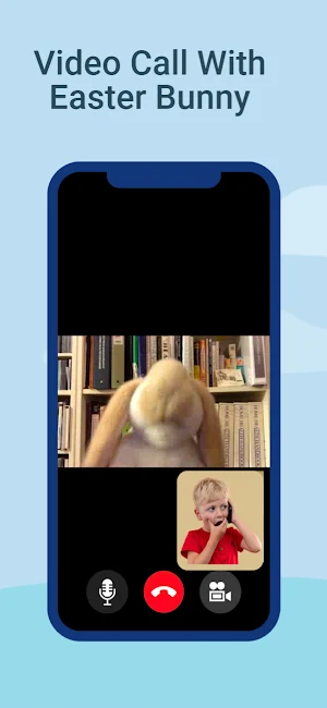 Easter Bunny Video Call Screenshot 1