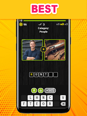 2 pics 1 word - logical word game Screenshot 3