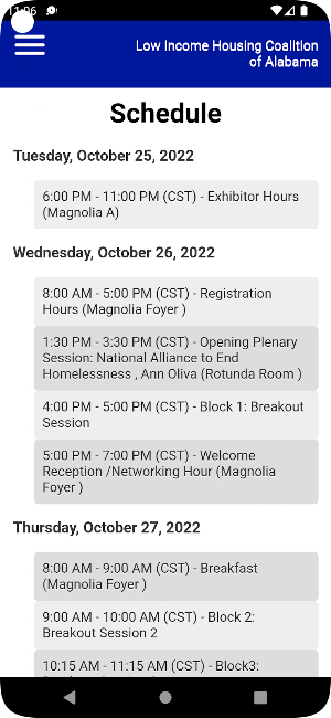 LIHCA Mobile App Screenshot 2