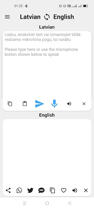 Latvian To English Translator Screenshot 0