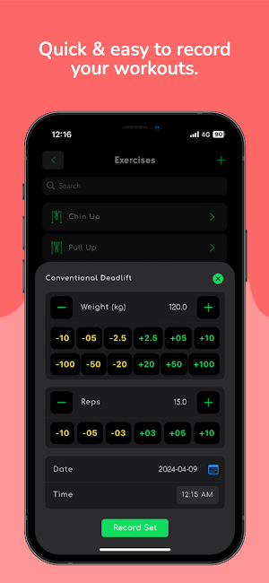 Fitmime: Workout Tracker Screenshot 2