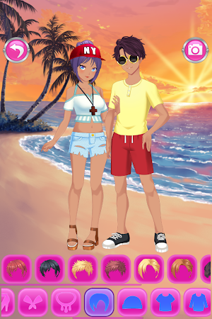 Anime Couples Dress Up Game Screenshot 2