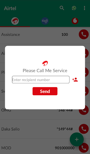 USSD Tanzania -Airtel, Tigo, Vodacom Screenshot 2