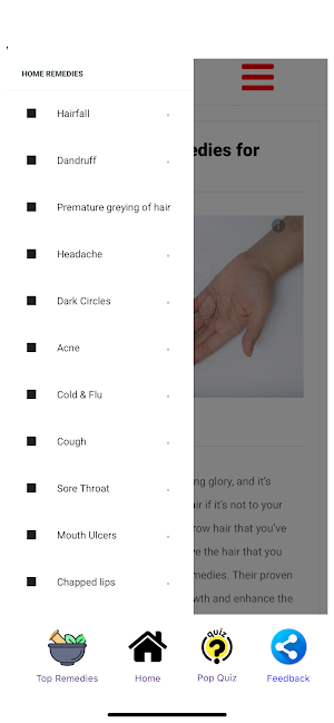 Home Remedies and Treatment Screenshot 1