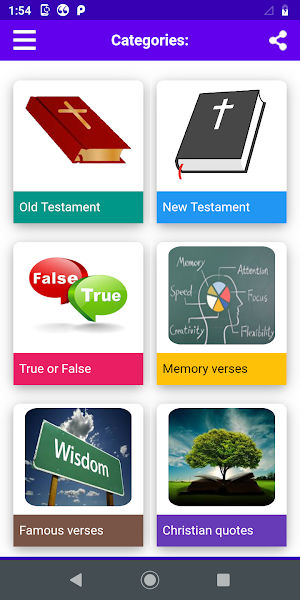 Bible quiz and memorization Screenshot 0