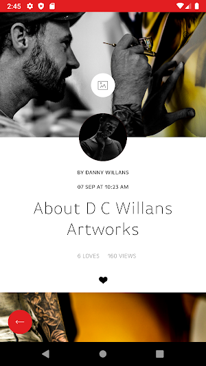 D C Willans Artworks Screenshot 3
