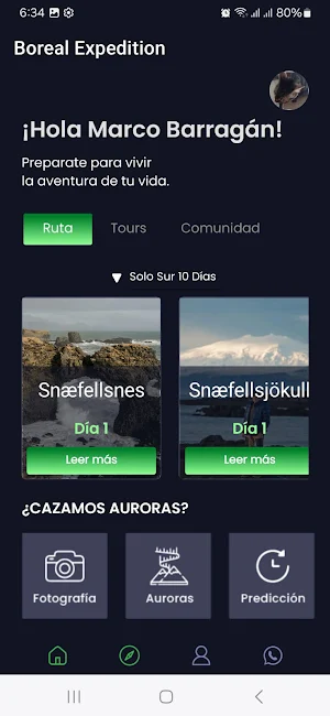 Boreal Expedition App Screenshot 0