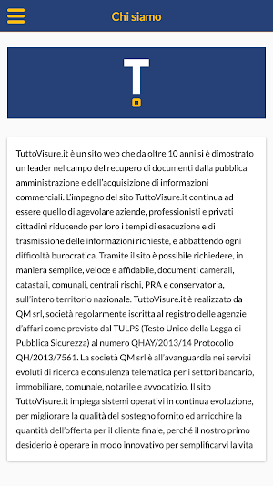 TuttoVisure.it Screenshot 2
