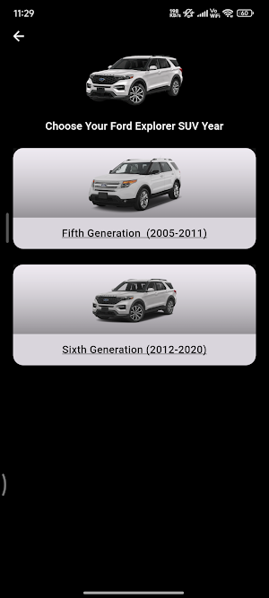 Ford Explorer Manuals and Logs Screenshot 3