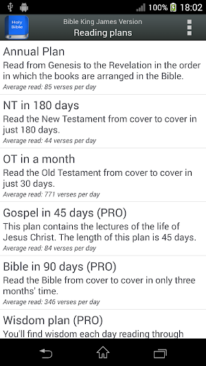 Bible King James Version Screenshot 3