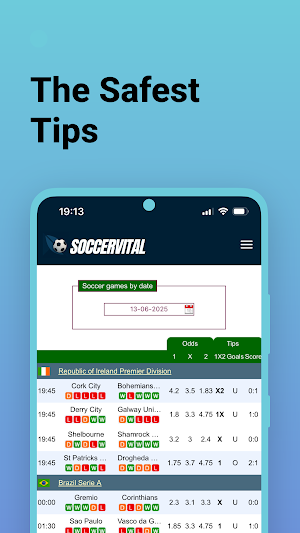 SoccerVital Predictions Screenshot 2