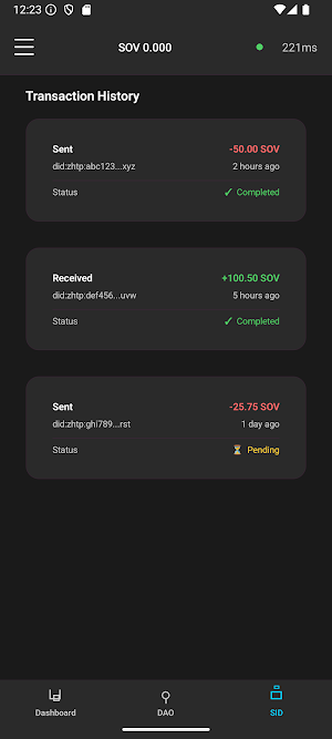 The Sovereign Network Screenshot 2