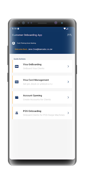 OnboardingApp Screenshot 1