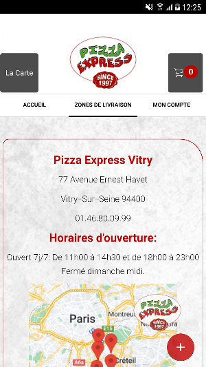 Pizza Express Vitry Screenshot 3
