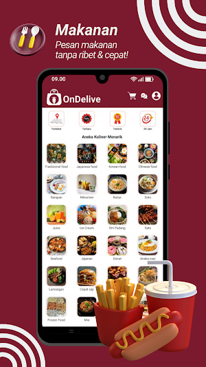 OnDelive - Ojek & Makanan Screenshot 0