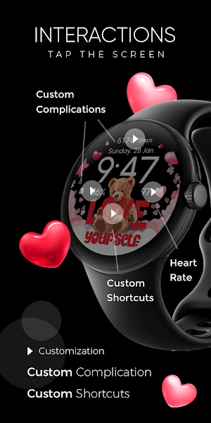 Valentine's Day Teddy - Watch Screenshot 2