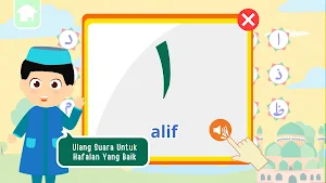 Learn Hijaiyah Letters Numbers Screenshot 2
