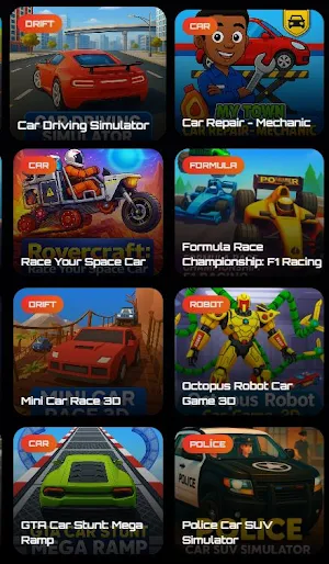 Car Games Htm5 Screenshot 3