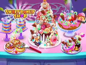 Make Rainbow Unicorn Donuts Screenshot 0